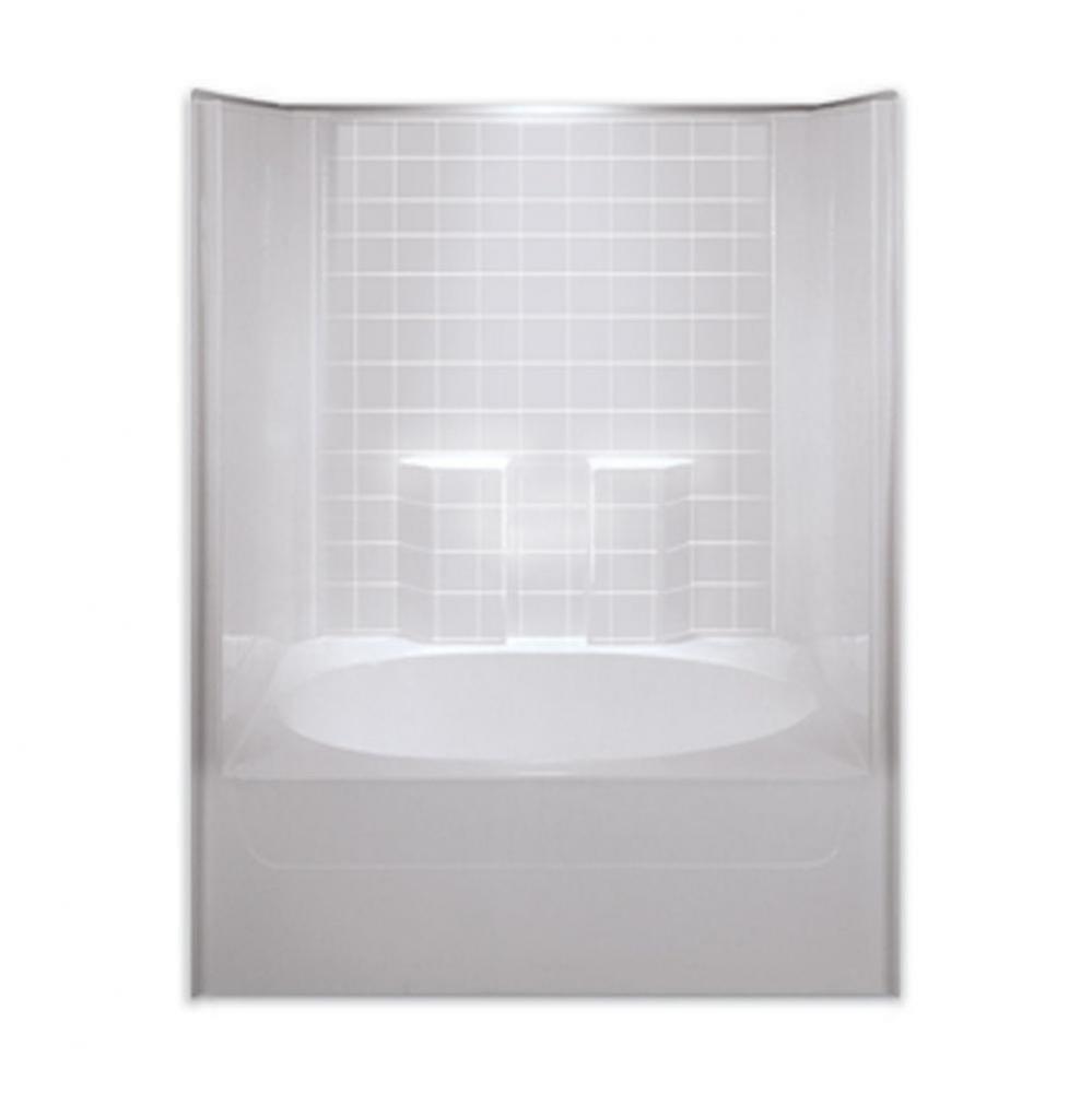 AS000340-L-000-WHT Plumbing Tub Enclosures