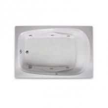 Aquarius Bathware AS000608-E-WP-WHT - Martinique 6 7248 Bathtub
