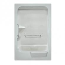 Aquarius Bathware AS000345-XBASEL-WHT - AS000345-XBASEL-WHT Plumbing Tub Enclosures