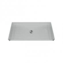 Aquarius Bathware AS000172-C-000-BIS - AcrylX™ barrier-free shower pan with Easy Base shower base. ADA compliant. (MPB 6232 BF .75 C)