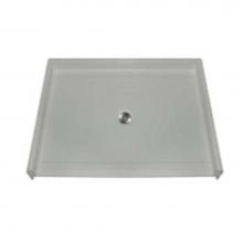 Aquarius Bathware AS000154-C-000-BON - 4'' AcrylX™ barrier-free shower base with Easy Base. (MPB 4836 BF .875 C)