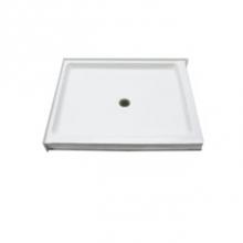 Aquarius Bathware AS000140-C-000-WHT - AcrylX? double-entry shower pan (G5436SH DE PAN)