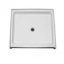 Aquarius Bathware AS000130-C-000-WHT - AcrylX? shower pan center drain (G4236SH PAN)