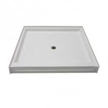 Aquarius Bathware AS000630-C-000-BON - AcrylX? Shower Pan Center Drain (G4242SH PAN)