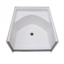 Aquarius Bathware AS000126-C-000-BIS - AcrylX? shower pan with two seats (G3842SH 2S PAN)