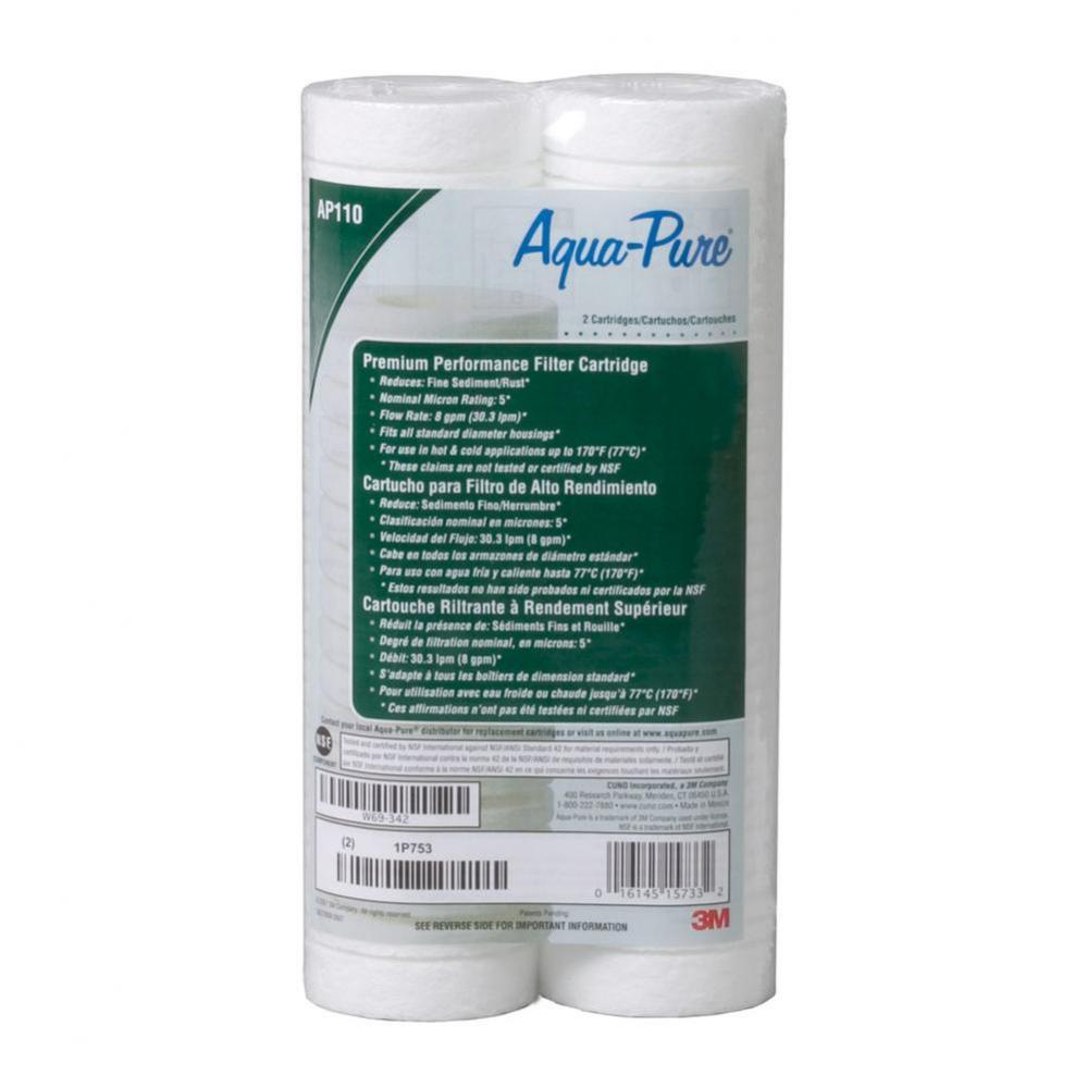 AP100 Series Whole House Water Filter Drop-in Cartridge AP110-NP, 5620404, Standard, 5 um
