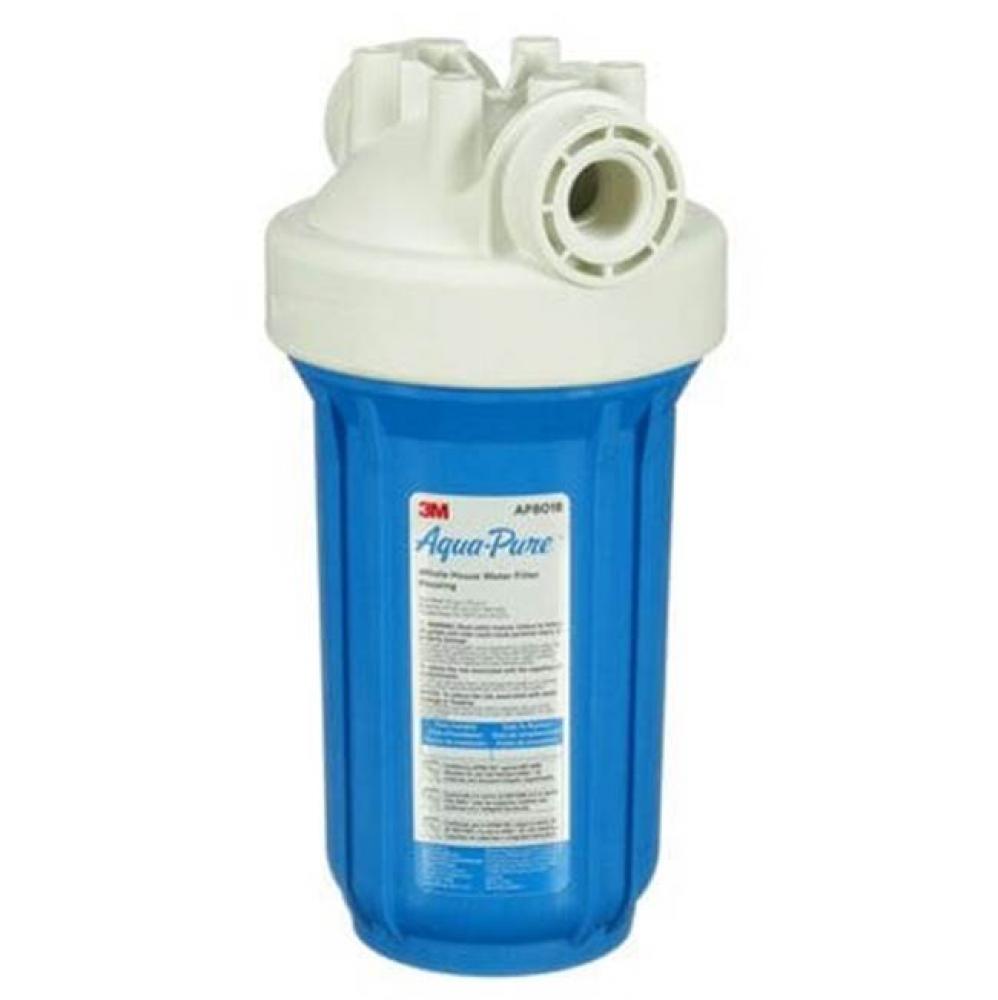AP800 Series Whole House Filter Housing AP801B, 5639201, Large Diameter, Blue Sump, 10 in