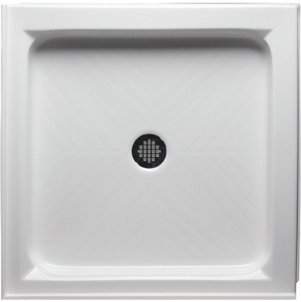 48'' x 34'' Double Threshold DS Base w/Square Drain - Select Color