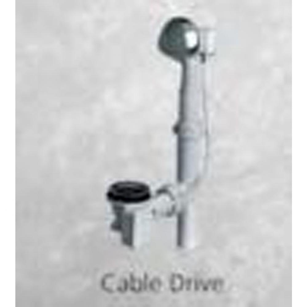 PVC Waste & Overflow - Satin Nickel