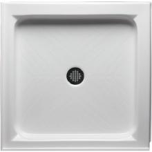 Americh S4236DT-WH - 42'' x 36'' Double Threshold DS Base w/Square Drain - White