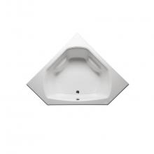 Americh QU6060BA5-WH - Quantum Corner 6060 - Builder Series / Airbath 5 Combo - White