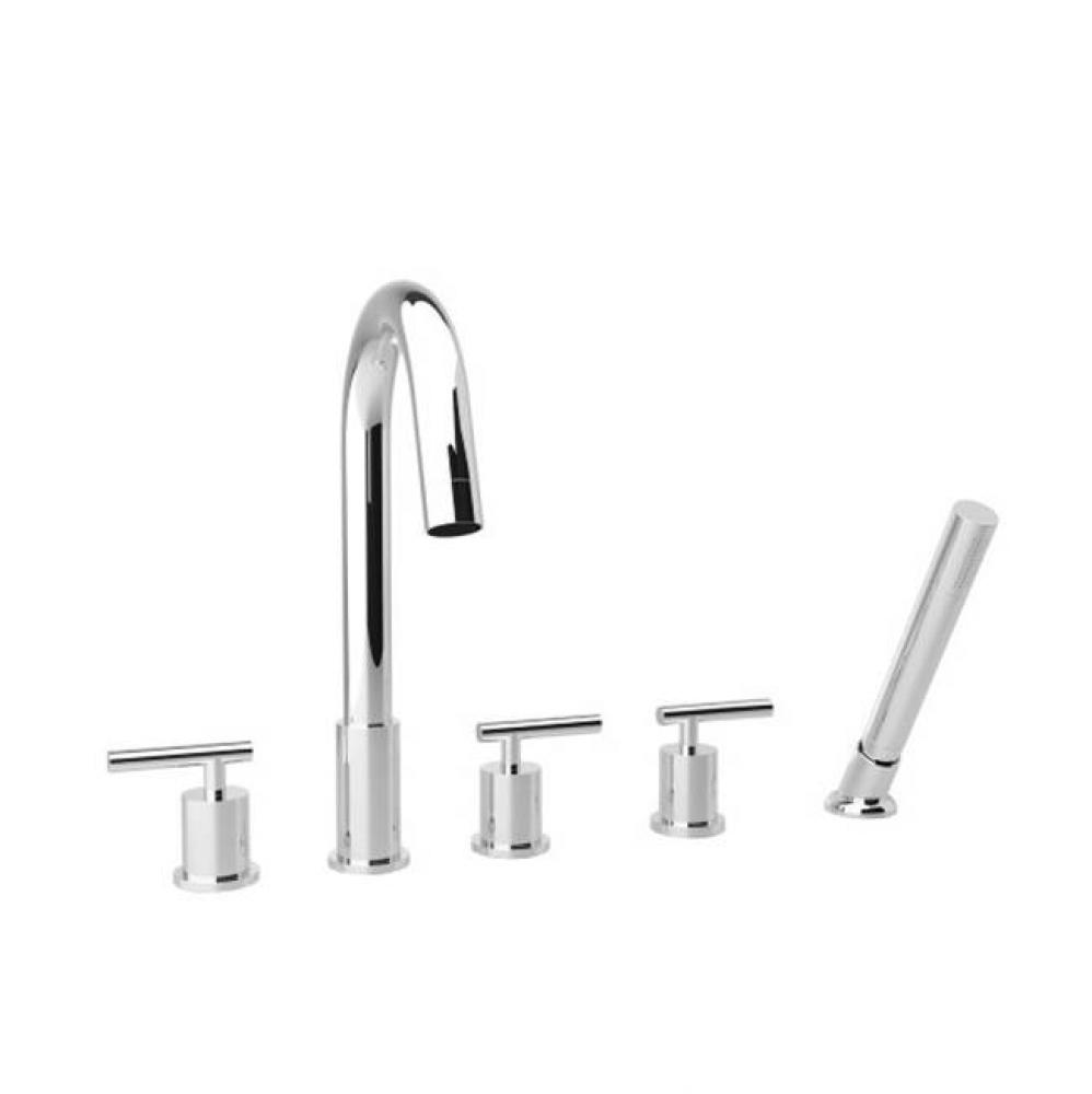 Opera 5-Hole Deck Mount Tub Filler Chrome