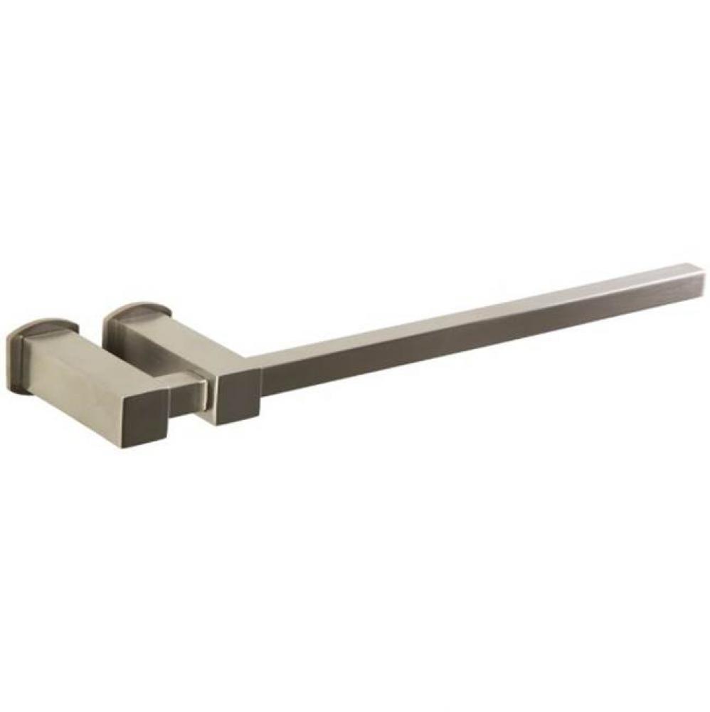 Loft 12'' Towel Bar SQU + Safire Escutcheon Brushed Nickel
