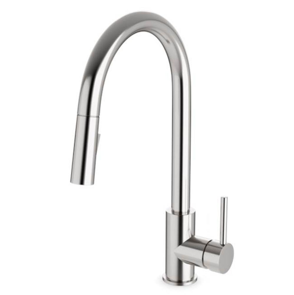 Trova Modern Kitchen Faucet with Pulldown Spray Brushed Nickel