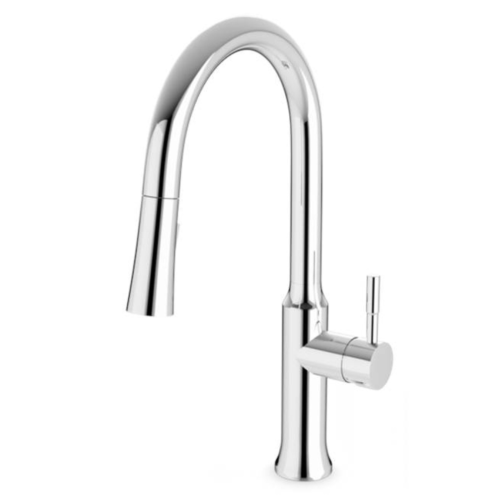 Trova Transitional Kitchen Faucet with Pulldown Spray Chrome