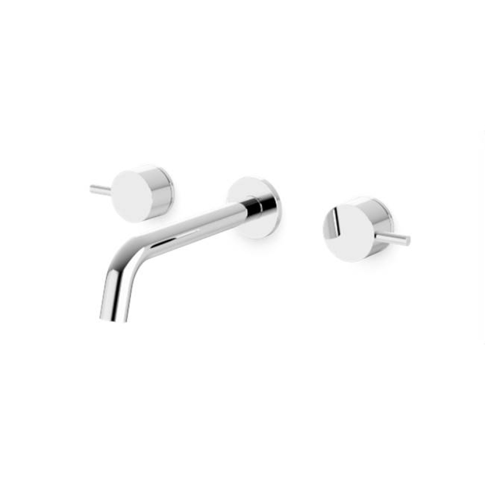 Opera 3 Hole Wall Mount Tub Filler, Chrome
