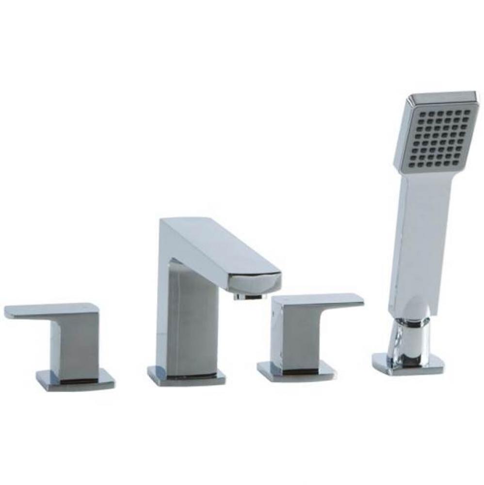 Safire 4 Hole Deck Mount Tub Filler Chrome