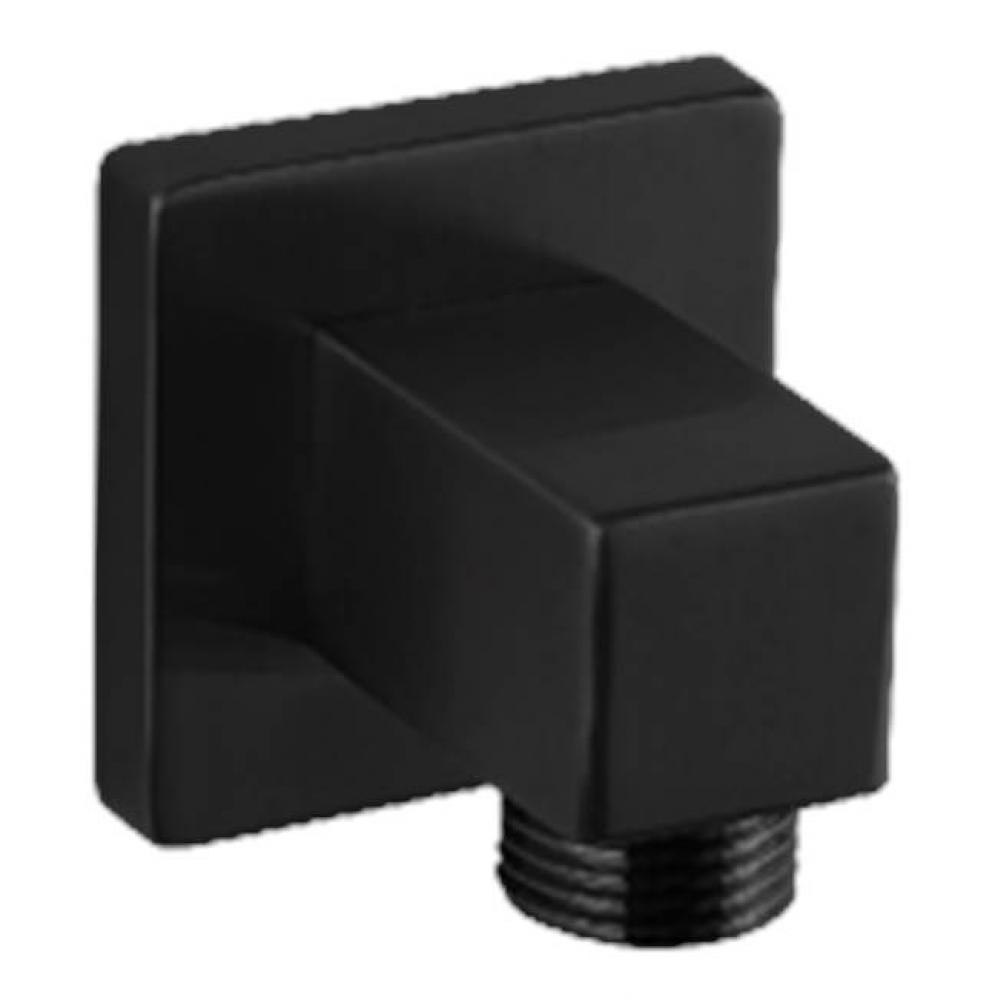 Shower Outlet Elbow SQU Black