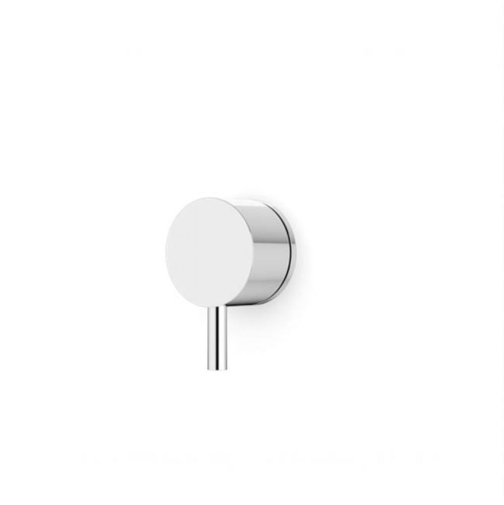 Round Volume Control Trim Kit with Equal Plate & Lever Chrome