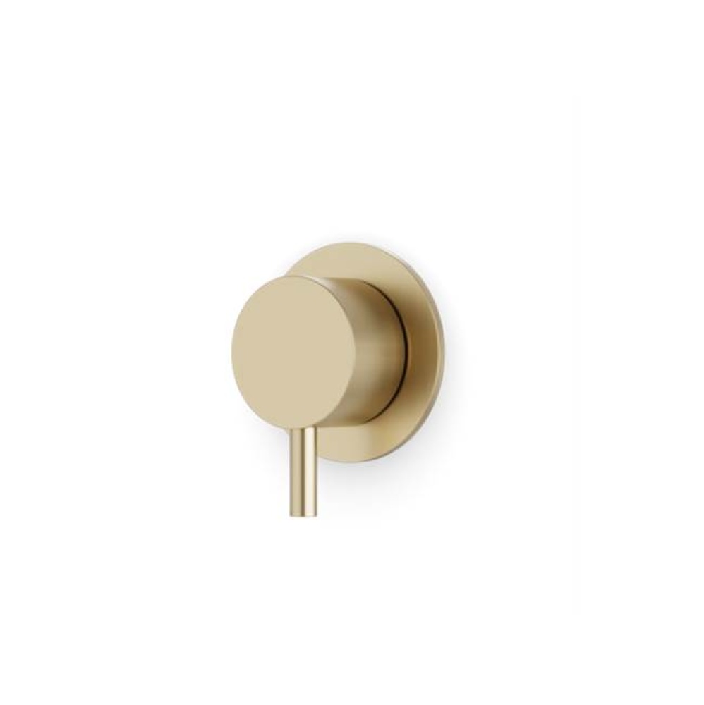 Round Volume Control Trim Kit Satin Brass