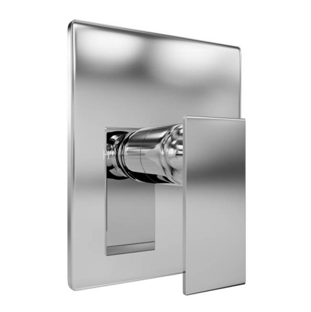 Square Pressure Balance Mixer Trim Kit Chrome