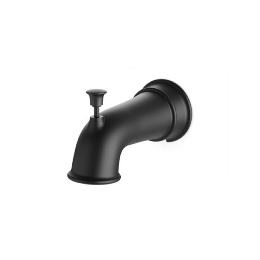 Trova Tub Spout with Diverter Classic Black