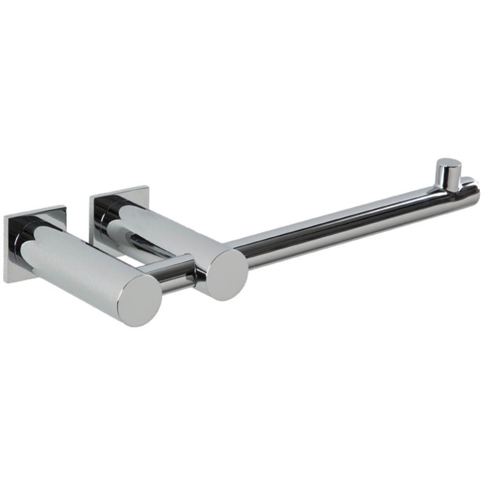 Loft Toilet Paper Holder RND + SQU Escutcheon Chrome