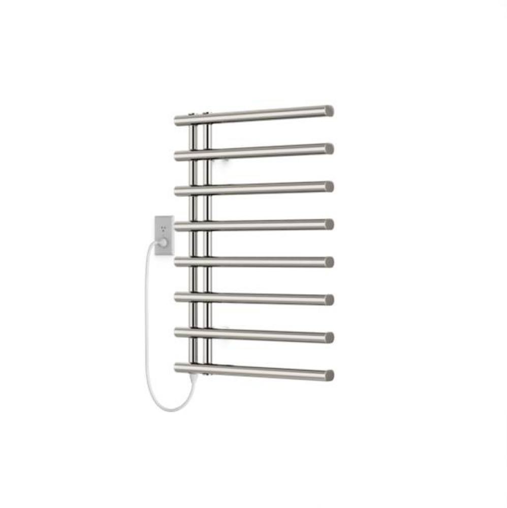 Linx Round 30'' x 20'' Plug-In Towel Dryer Polished Nickel