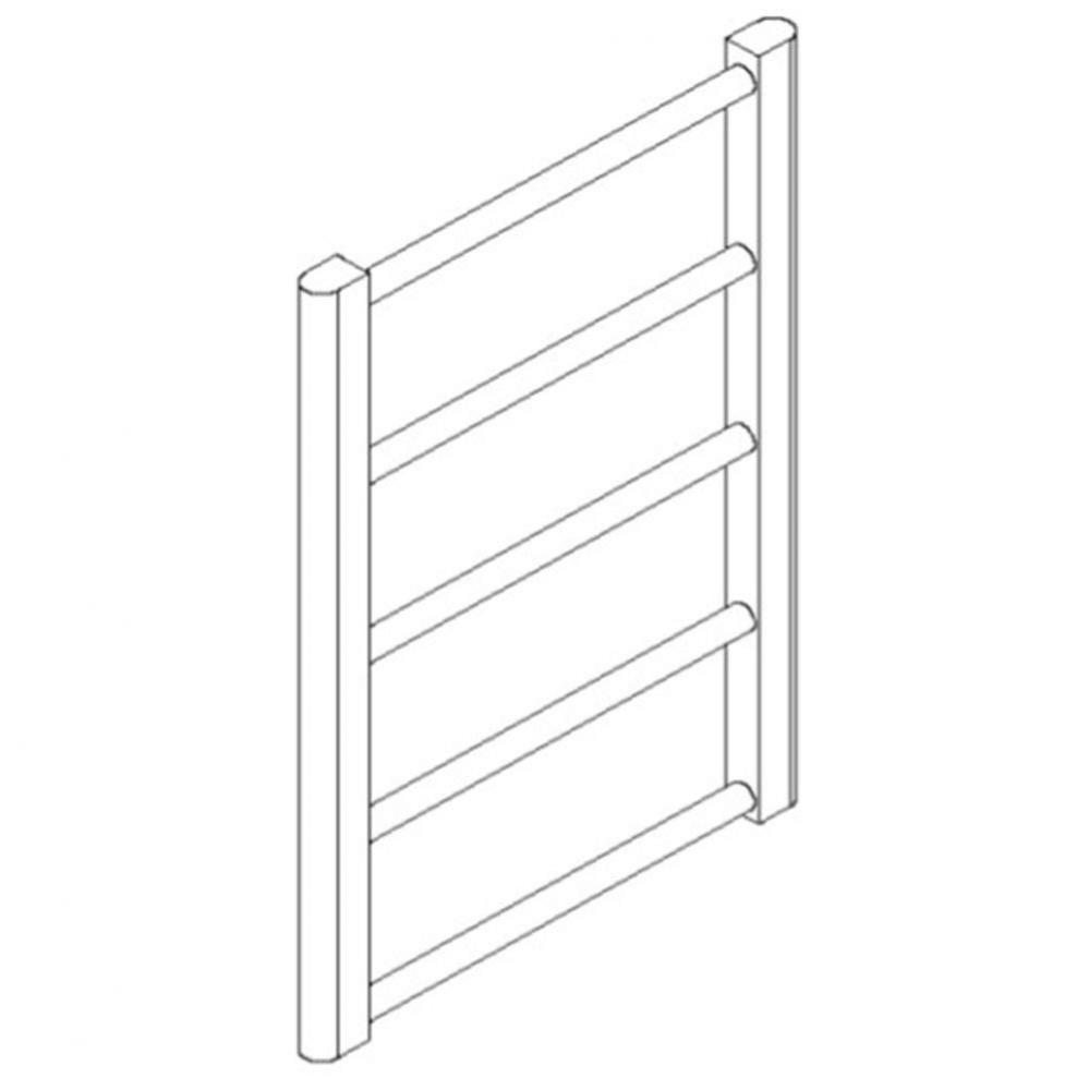 Ryton Towel Warmer 26'' x 18'' Plug-In Brushed