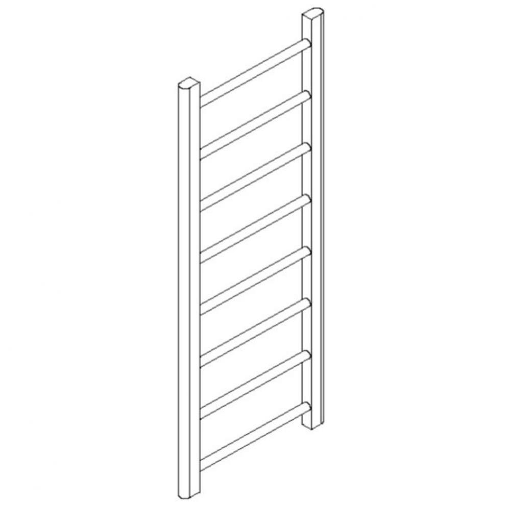 Ryton Towel Warmer 47'' x 18'' Plug-In Brushed