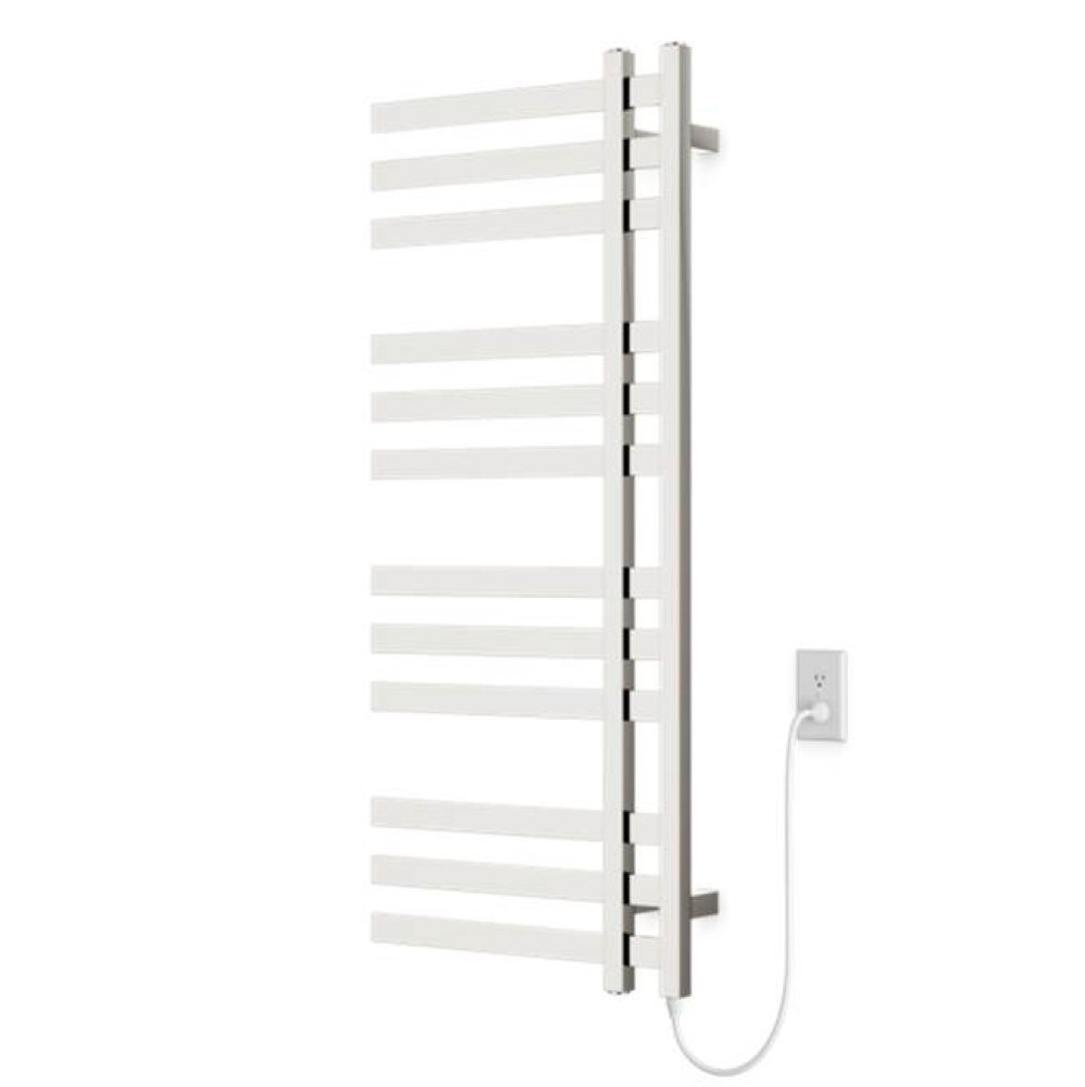 Lioni Square 48'' x 20'' Plug-In Towel Dryer with Hardwire Kit on Right Polish