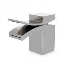 Artos F201-3BN - Quarto Single Hole Lavatory Faucet, Front Flow Brushed Nickel