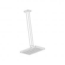 Artos F703-2/14CH - 8'' Shower Rainhead Ceiling Mount, 14'' Arm, Chrome
