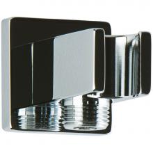 Artos F902-40CH - SQU Shower Outlet Elbow With Handshower Holder Chrome