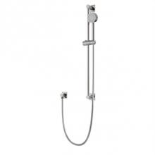 Artos F907-101BN - Square & Round Slidebar Kit with Separate Water Outlet and Multifunction Hand Shower Brushed N