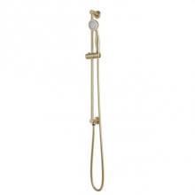 Artos F907-94SB - Classic Slidebar Kit with Integrated Water Outlet and Hand Shower Satin Brass