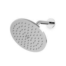 Artos F907-9CH - 8'' Shower Rainhead with Angled Arm, Chrome