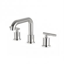 Artos FS316BN - Round 8'' Widespread Lavatory Faucet with Low Spout & Lever Handles Brushed Nickel