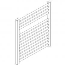 Artos M06860W-WH - Denby Towel Warmer 27'' x 24'' Hardwired White