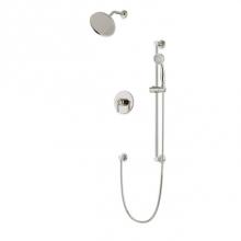 Artos TS283PN - Classic 2-Way Pressure Balance Shower Trim Kit with Hand Held Shower on Slide Bar with Separate Wa
