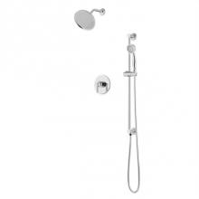 Artos TS284CH - Classic 2-Way Pressure Balance Shower Trim Kit with Hand Held Shower on Integrated Slide Bar Chrom