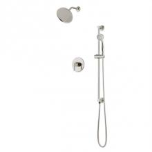Artos TS284PN - Classic 2-Way Pressure Balance Shower Trim Kit with Hand Held Shower on Integrated Slide Bar Polis