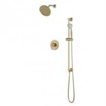 Artos TS284SB - Classic 2-Way Pressure Balance Shower Trim Kit with Hand Held Shower on Integrated Slide Bar Satin