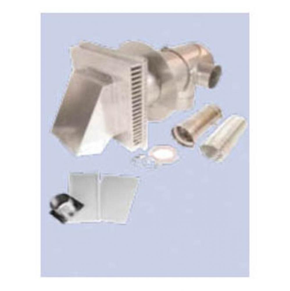 3'' x 4'' Direct Vent, Concentric Sidewall Termination