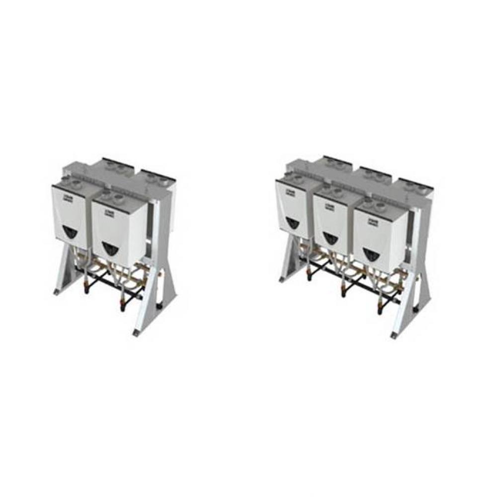 6 Unit Indoor Back-To-Back Natural Gas