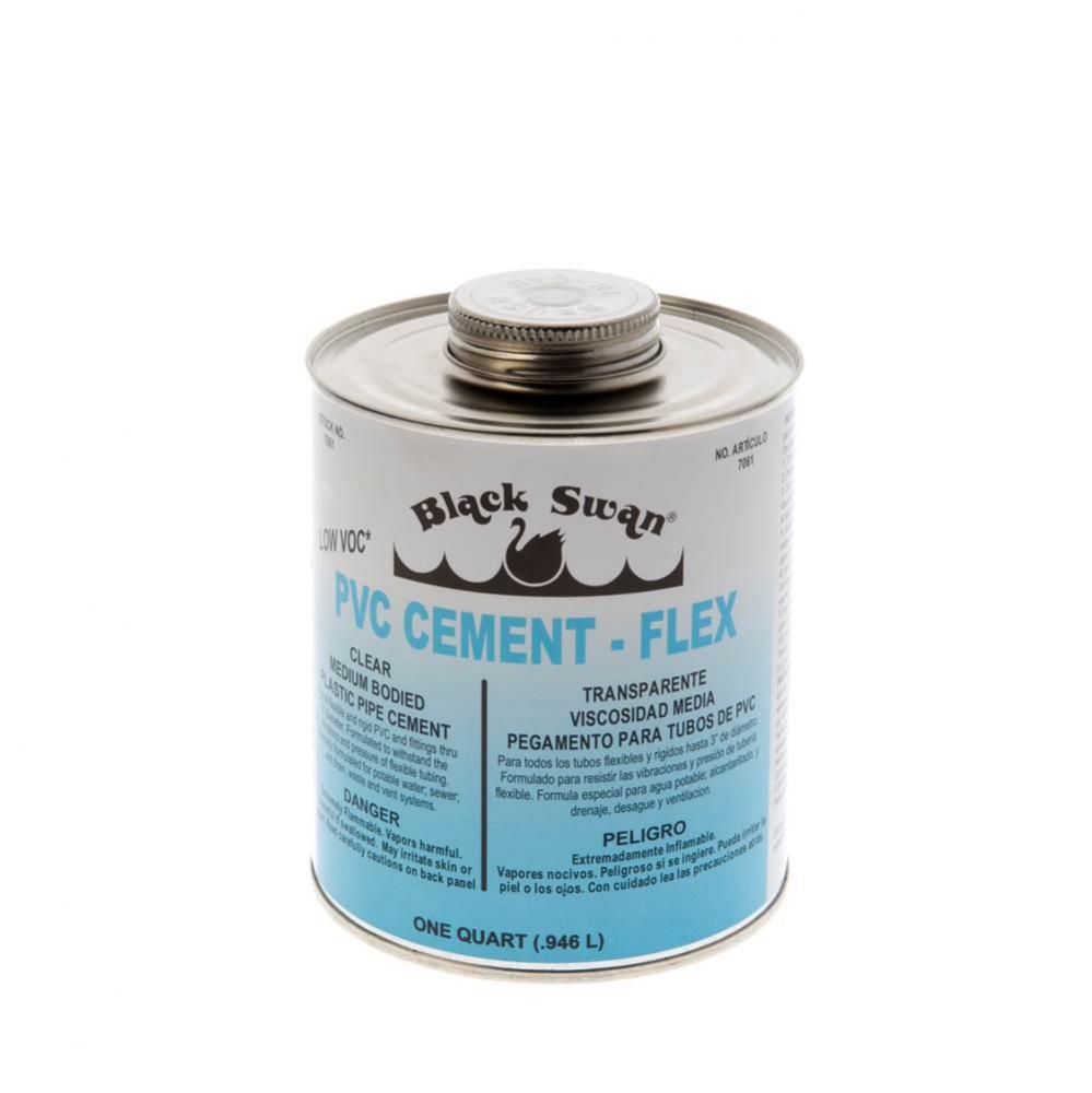 PVC-Flex Cement (Clear) - Medium Bodied - Quart