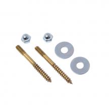 Black Swan 12490 - 5/16'' x 2-1/2'' Closet Screws-Brass Plated-Bulk