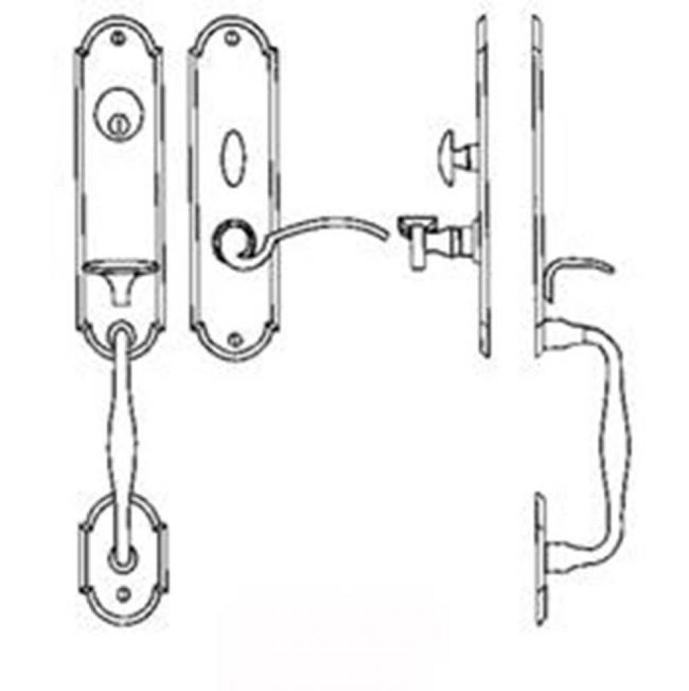 Entrance Handle Set - Trim set without mechanism