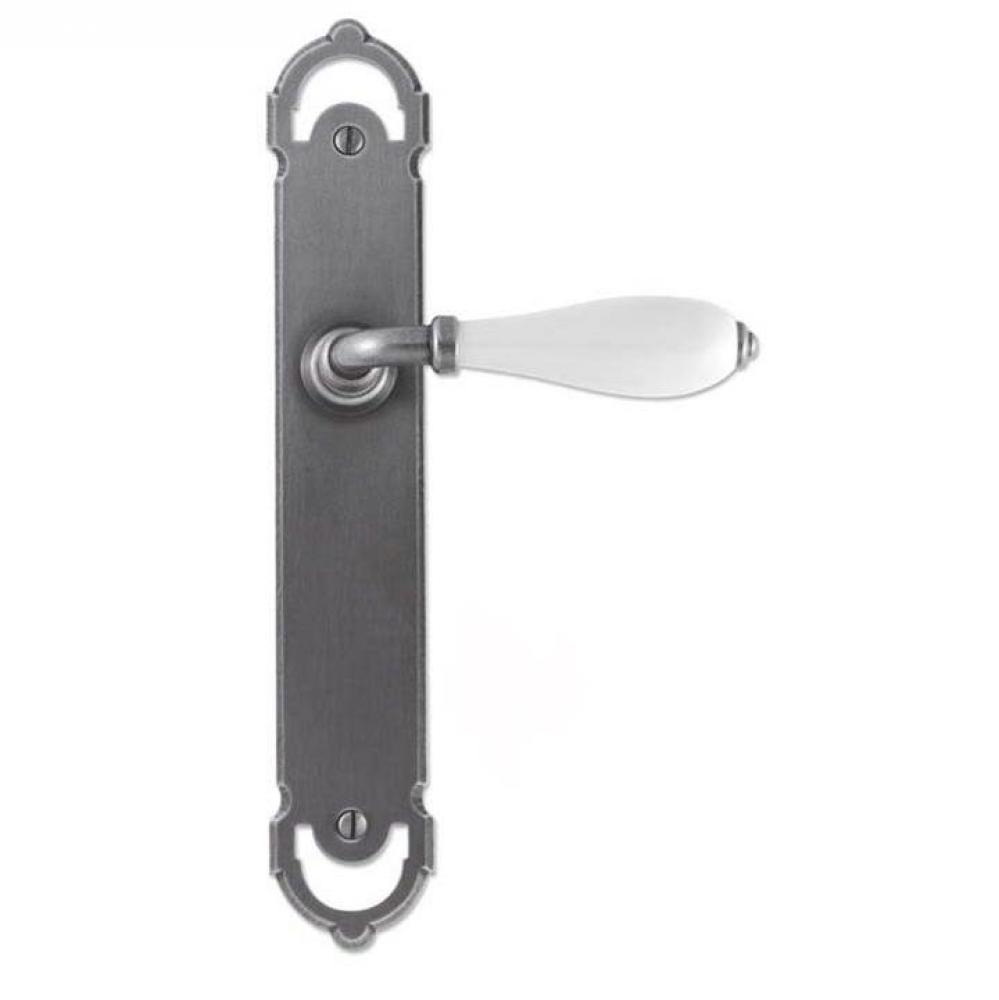 Porcelaine Lever on Escutcheon Set - Passage trim set