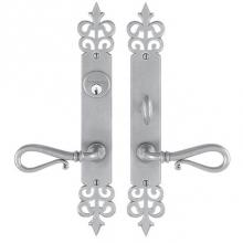 Bouvet 2612-144-007 - Entrance Lever Set for interior or exterior door - Complete single cylinder set for 1 3/4'&ap